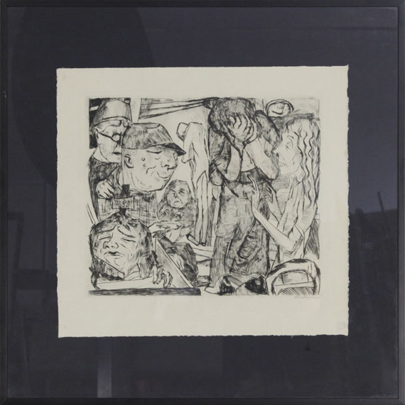 Max Beckmann - Irrenhaus - Frame image