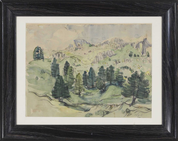 Rolf Nesch - Gebirgslandschaft - Frame image