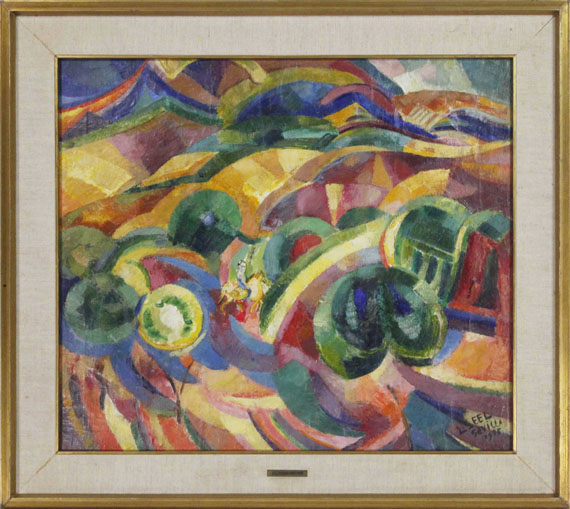 Louis Seel - Abstrakte Landschaft, Spanien - Frame image