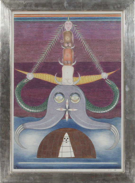 Friedrich Schröder-Sonnenstern - Die Vision des gefangenen Freigeistes - Frame image