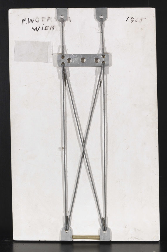 Fritz Wotruba - Relief mit zwei Kruzifixdarstellungen - Back side