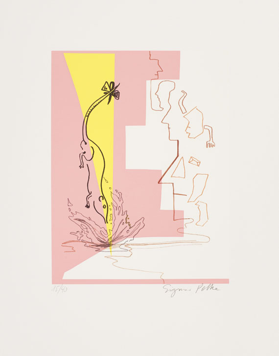 Sigmar Polke - Widder im Vollmond - 
