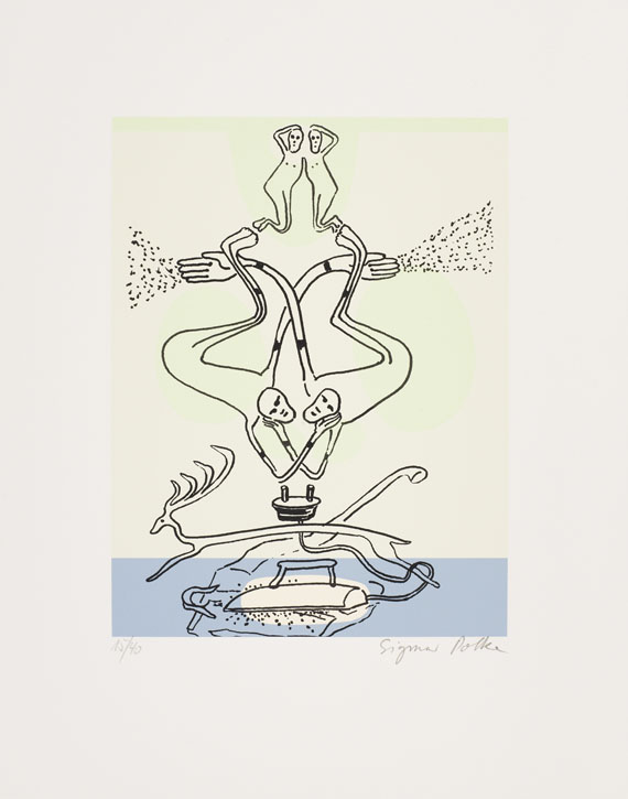 Sigmar Polke - Widder im Vollmond - 
