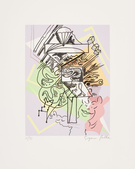 Sigmar Polke - Widder im Vollmond - 