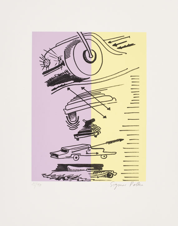 Sigmar Polke - Widder im Vollmond - 