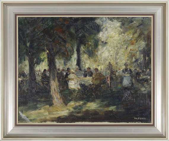 Otto Pippel - Münchner Wirtsgarten - Frame image