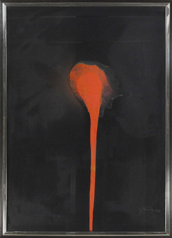 Otto Piene - Ohne Titel (Feuerblume) - Frame image