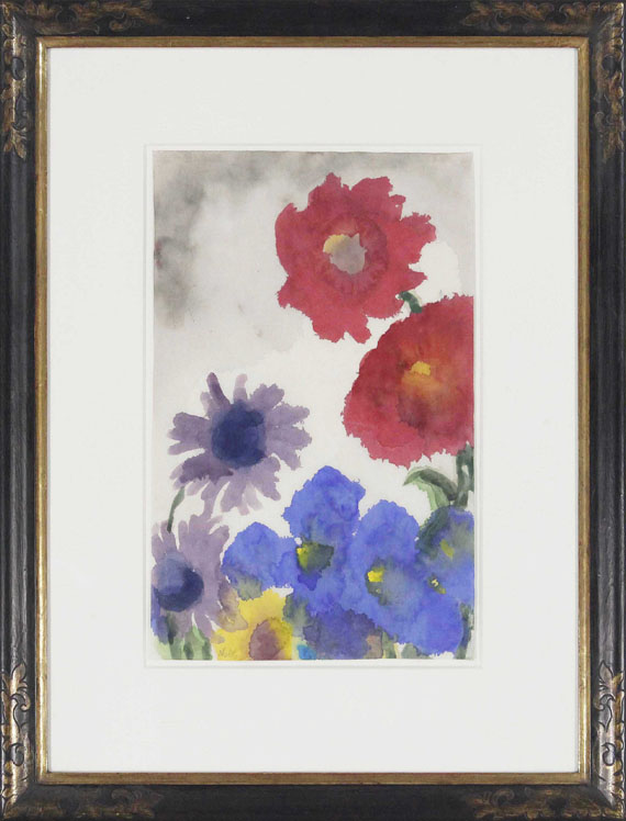 Nolde - Dahlien, Astern und Iris