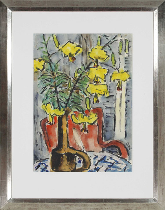 Karl Schmidt-Rottluff - Gelbe Lilien - Frame image