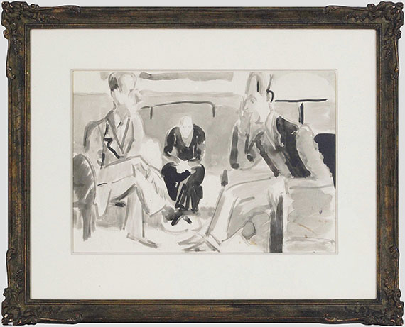 Ernst Ludwig Kirchner - Unterhaltung - Frame image