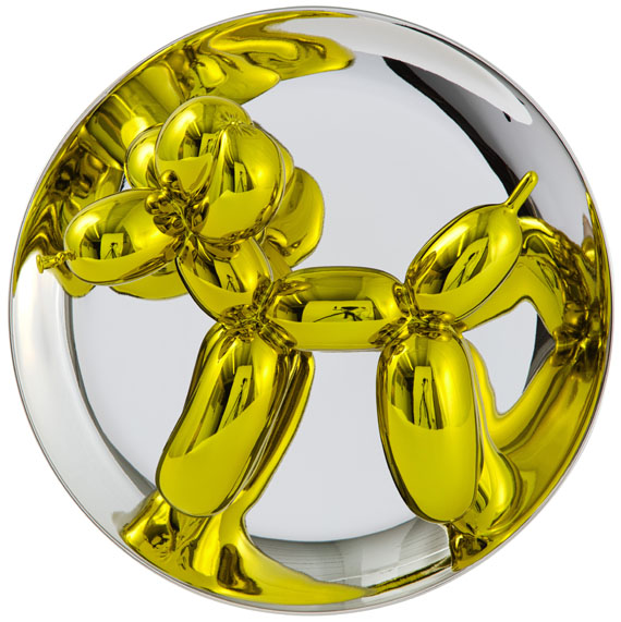 Jeff Koons - Balloon Dogs - Yellow, Magenta, Orange - 