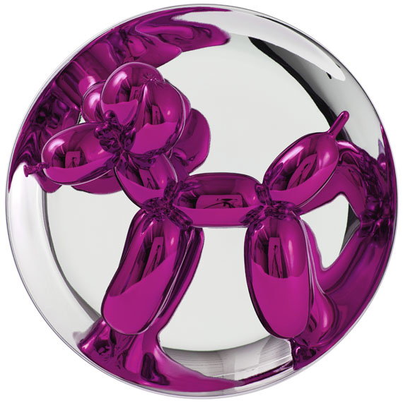 Jeff Koons - Balloon Dogs - Yellow, Magenta, Orange - 