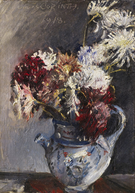 Lovis Corinth - Chrysanthemen im Krug - 