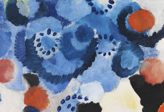 Ernst Wilhelm Nay - Schwarze Sternenbahn - 