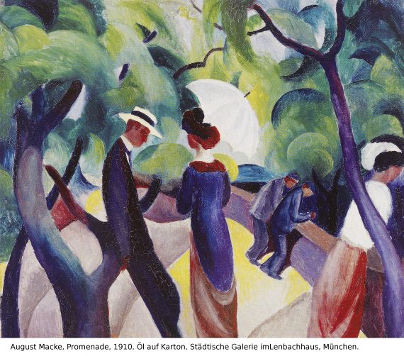 August Macke - Begrüssung (Thunersee) - 