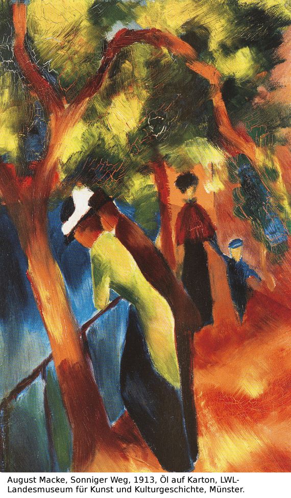 August Macke - Begrüssung (Thunersee) - 