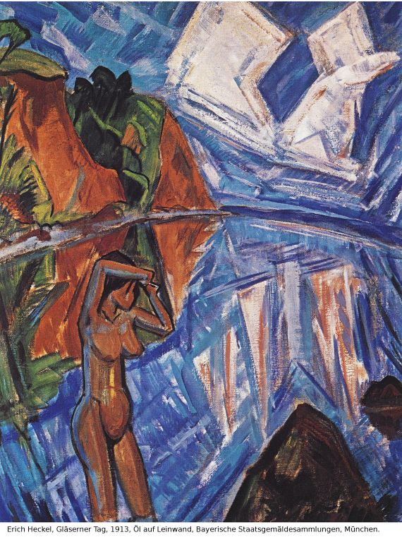 Erich Heckel - Badende am Stein - 