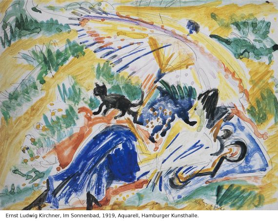 Ernst Ludwig Kirchner - Haus auf der Staffel - 