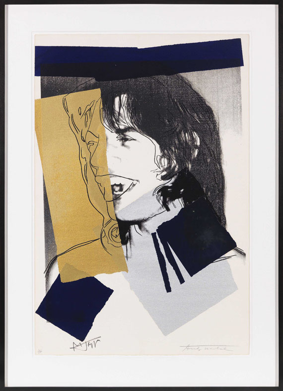 Andy Warhol - Mick Jagger - Frame image