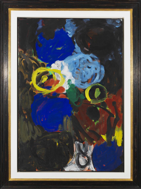 Ernst Wilhelm Nay - Hellblau im Zentrum - Frame image