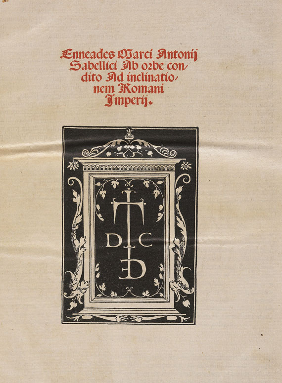 Marcantonio Sabellico - Enneades - 