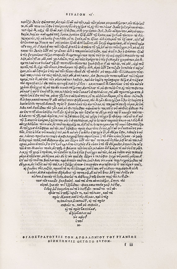 Flavius Philostratus d. Ä. - De vita Apolloni Tyanei libri octo - 