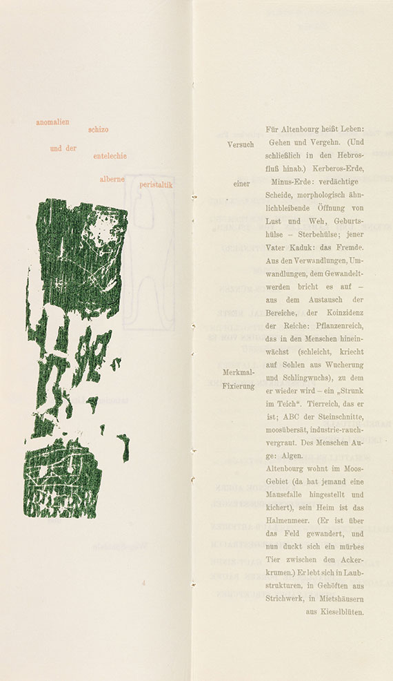 Gerhard Altenbourg - Tataurierte Litaneien - 