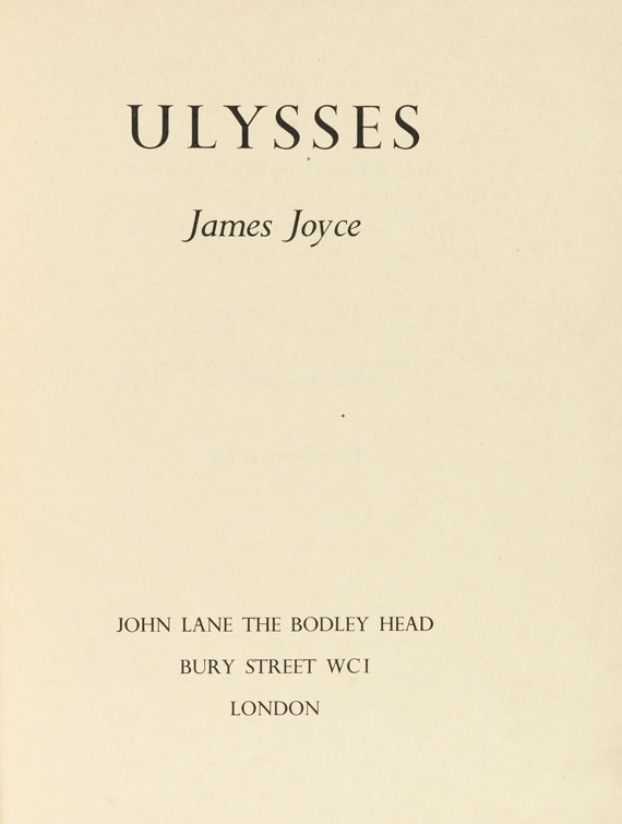 James Joyce - 4 Werke