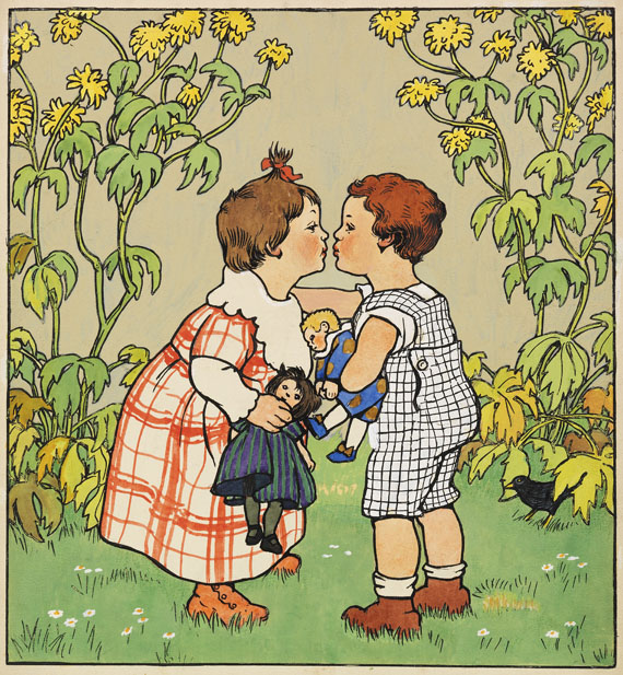 Gertrud Caspari - Ferdinands, Mein liebes kleines Buch. Mit 16 Orig.-Vorzeichnungen - 