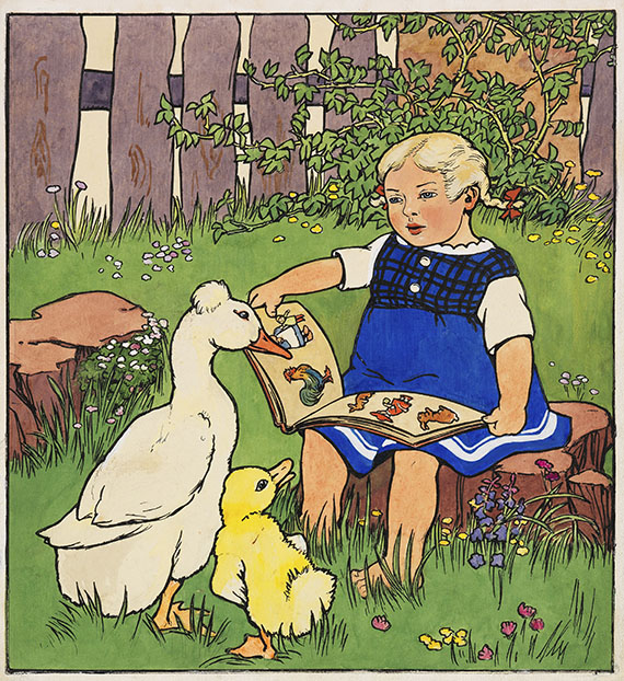 Gertrud Caspari - Ferdinands, Mein liebes kleines Buch. Mit 16 Orig.-Vorzeichnungen - 