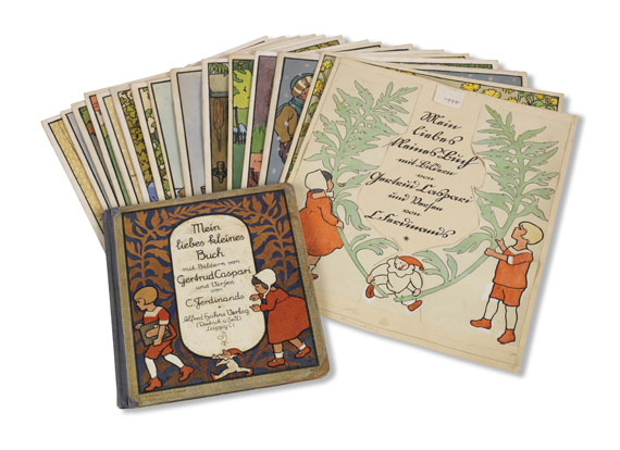 Gertrud Caspari - Ferdinands, Mein liebes kleines Buch. Mit 16 Orig.-Vorzeichnungen - 