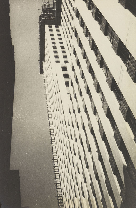 Paul Grotz - 20 Orig.-Architekturfotografien und handschr. Material (in 1 Mappe) - 