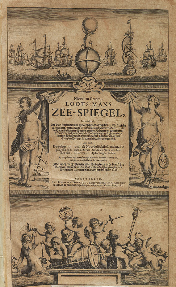 Hendrick Doncker - Loots-Mans Zee-Spiegel - 