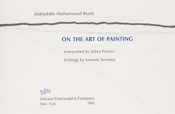 Jalaluddin Mohammad Rumi - On the Art of painting - 