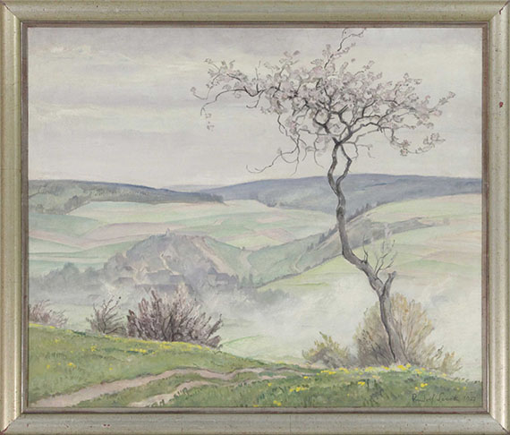 Rudolf Sieck - Kirschblüte - Frame image