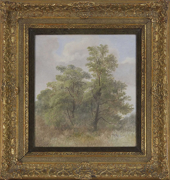 Carl Spitzweg - Baumstudie - Frame image