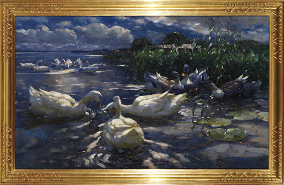 Alexander Koester - Enten, Reichenau - Frame image