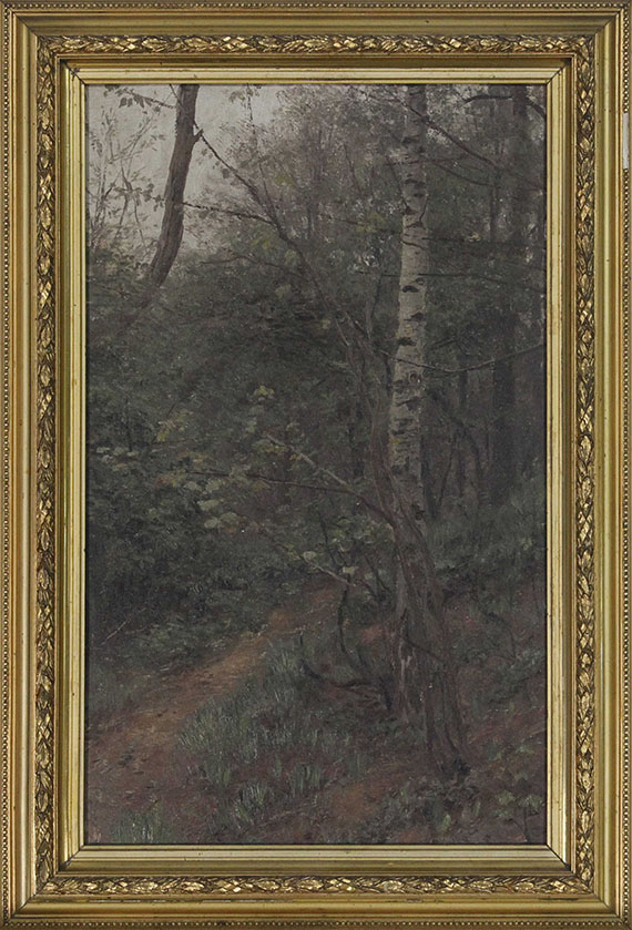 Alexander Koester - Birken am Waldrand - Frame image