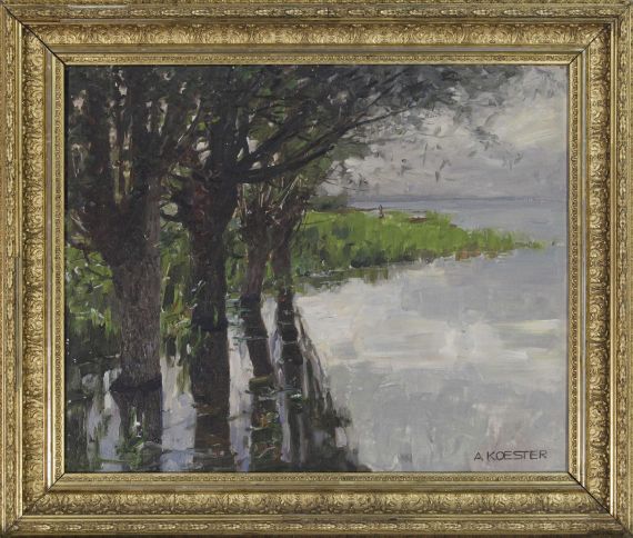 Alexander Koester - Reichenau, Weiden am See, Sonne - Frame image