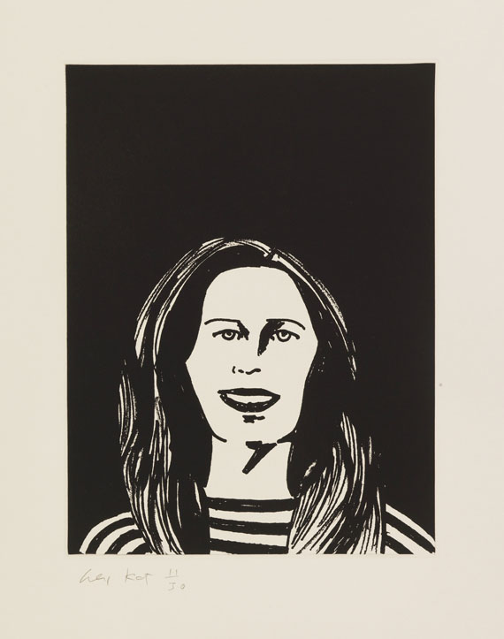 Alex Katz - You Smile and the Angels Sing - 