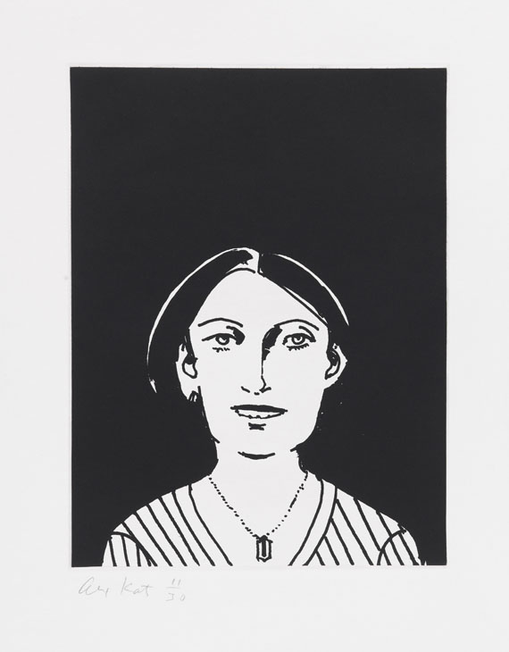 Alex Katz - You Smile and the Angels Sing - 