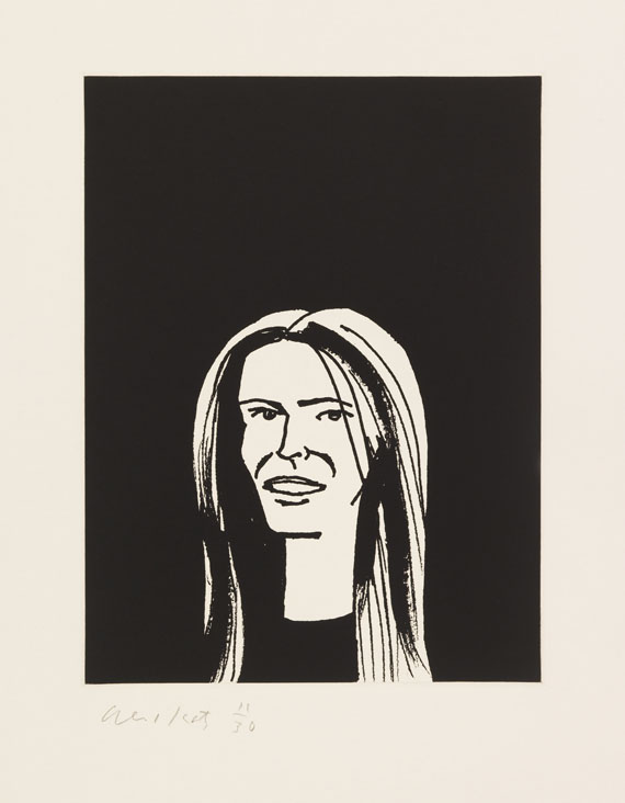 Alex Katz - You Smile and the Angels Sing