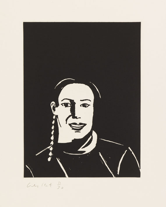 Alex Katz - You Smile and the Angels Sing - 