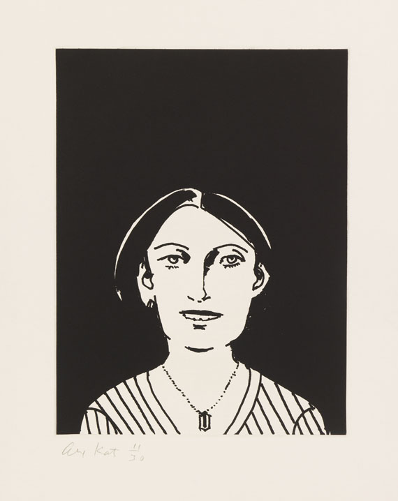 Alex Katz - You Smile and the Angels Sing - 