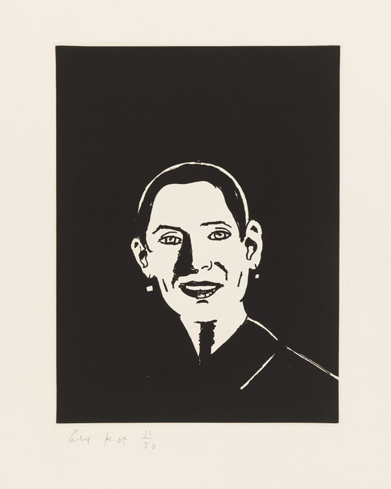 Alex Katz - You Smile and the Angels Sing