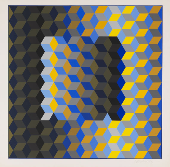 Victor Vasarely - Hommage a l’Hexagone - 