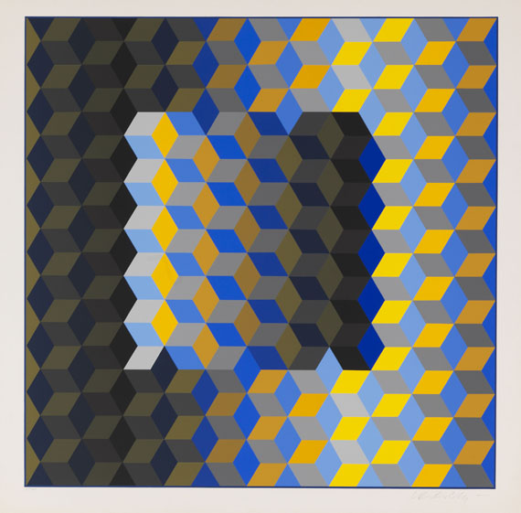 Victor Vasarely - Hommage a l’Hexagone