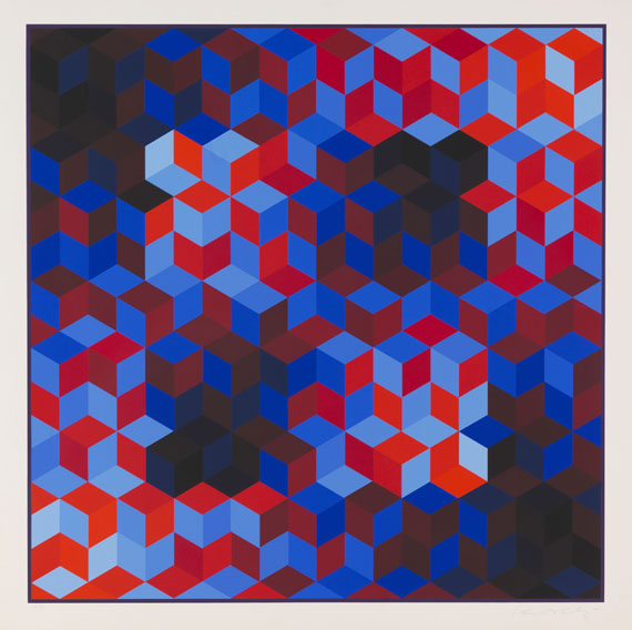 Victor Vasarely - Hommage a l’Hexagone - 