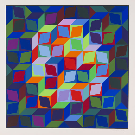 Victor Vasarely - Hommage a l’Hexagone