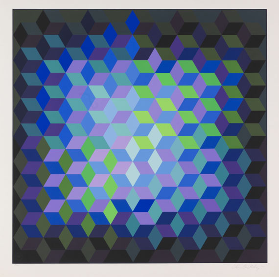 Victor Vasarely - Hommage a l’Hexagone